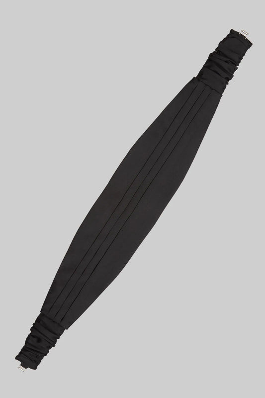 Czarny pas smokingowy