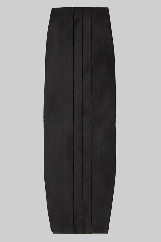 Czarny pas smokingowy