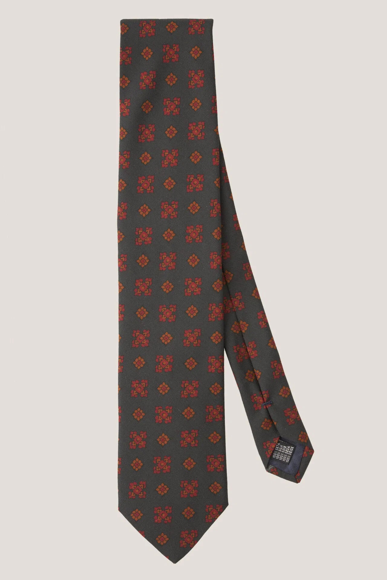 Matte silk tie