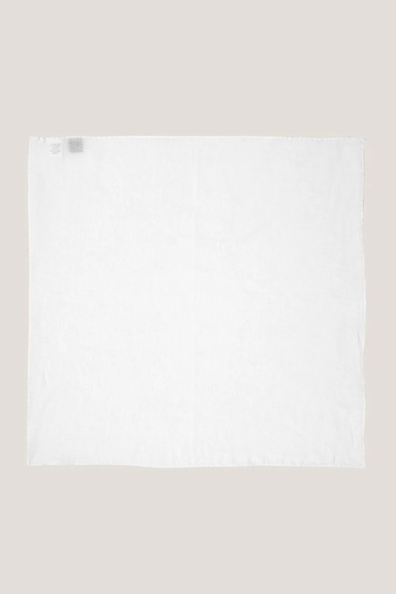 White linen pocket square
