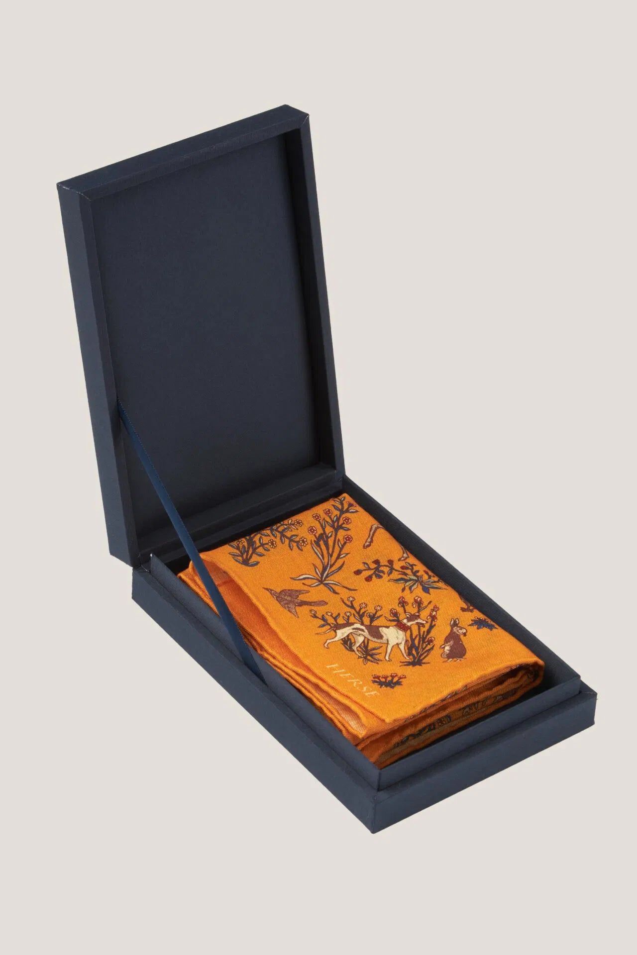 White linen pocket square