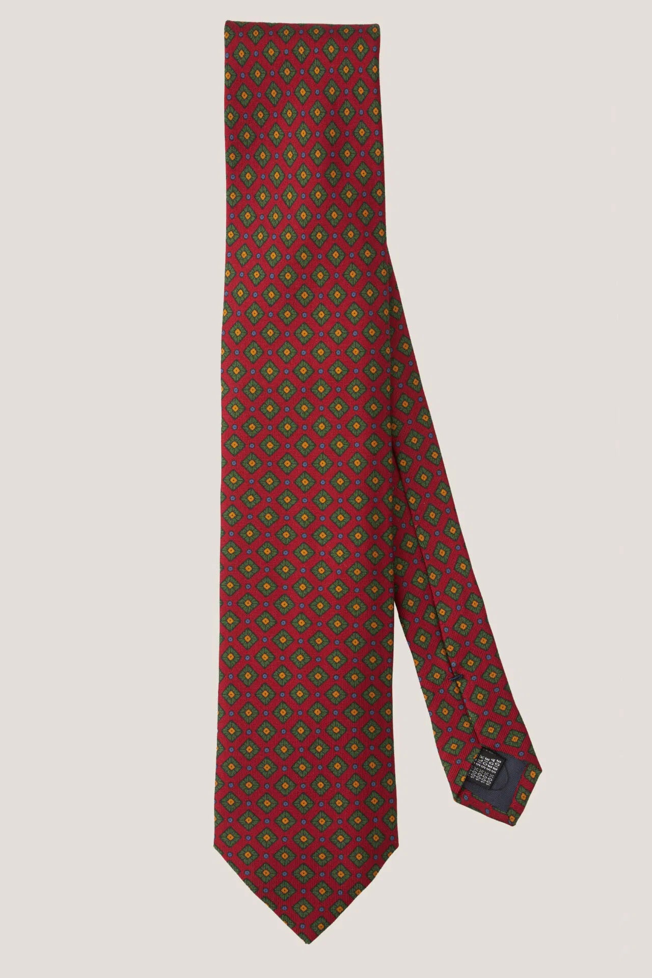 Silk medallion tie