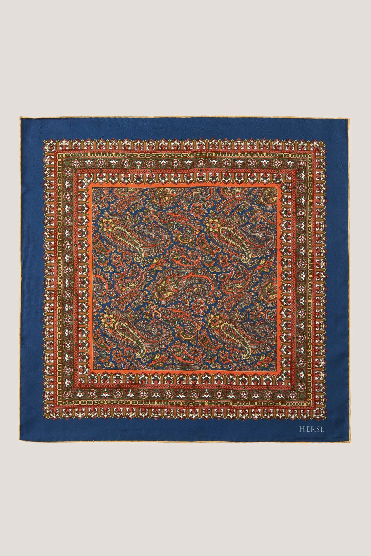 Pochette avec motif cachemire intérieur