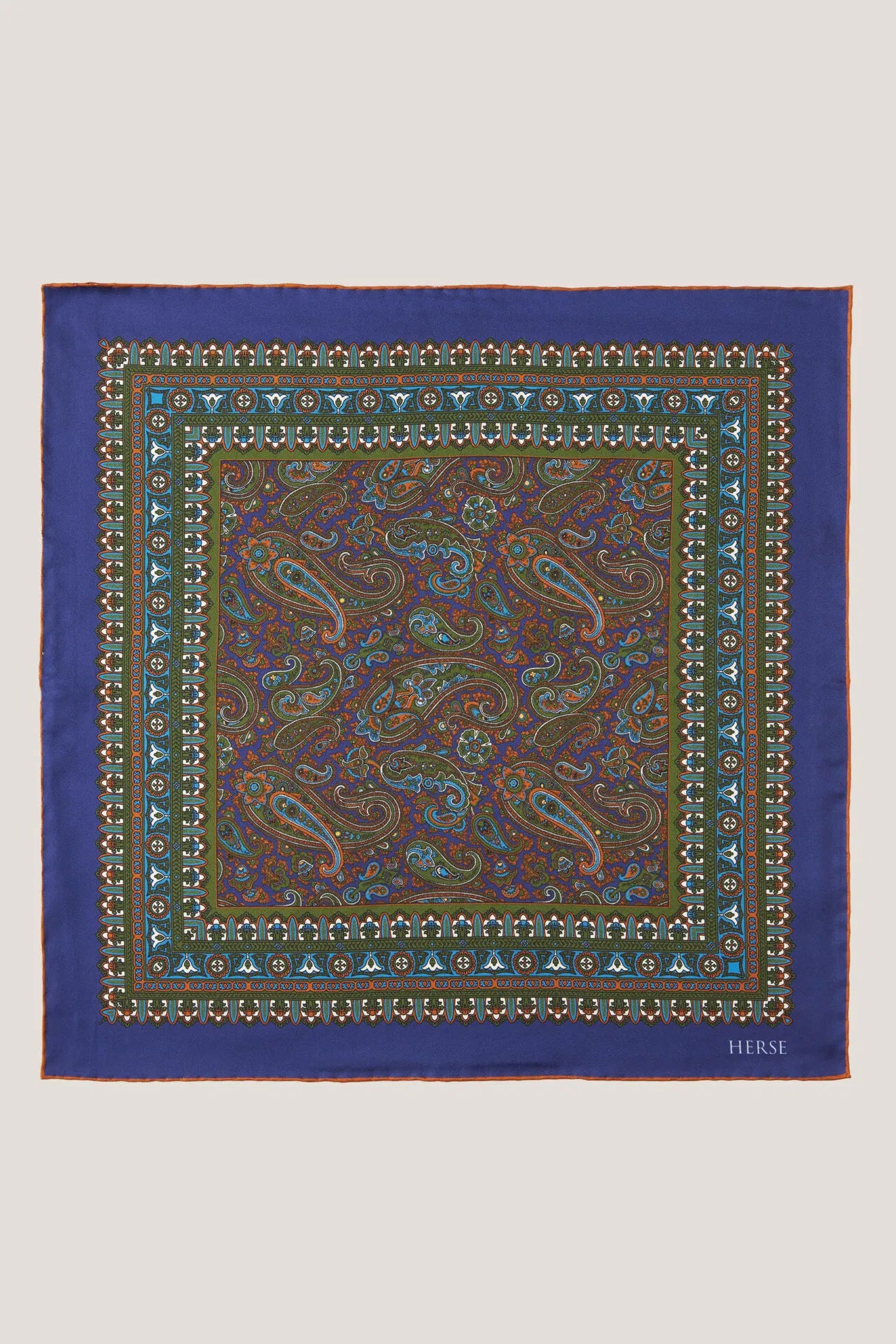 Pochette avec motif cachemire intérieur