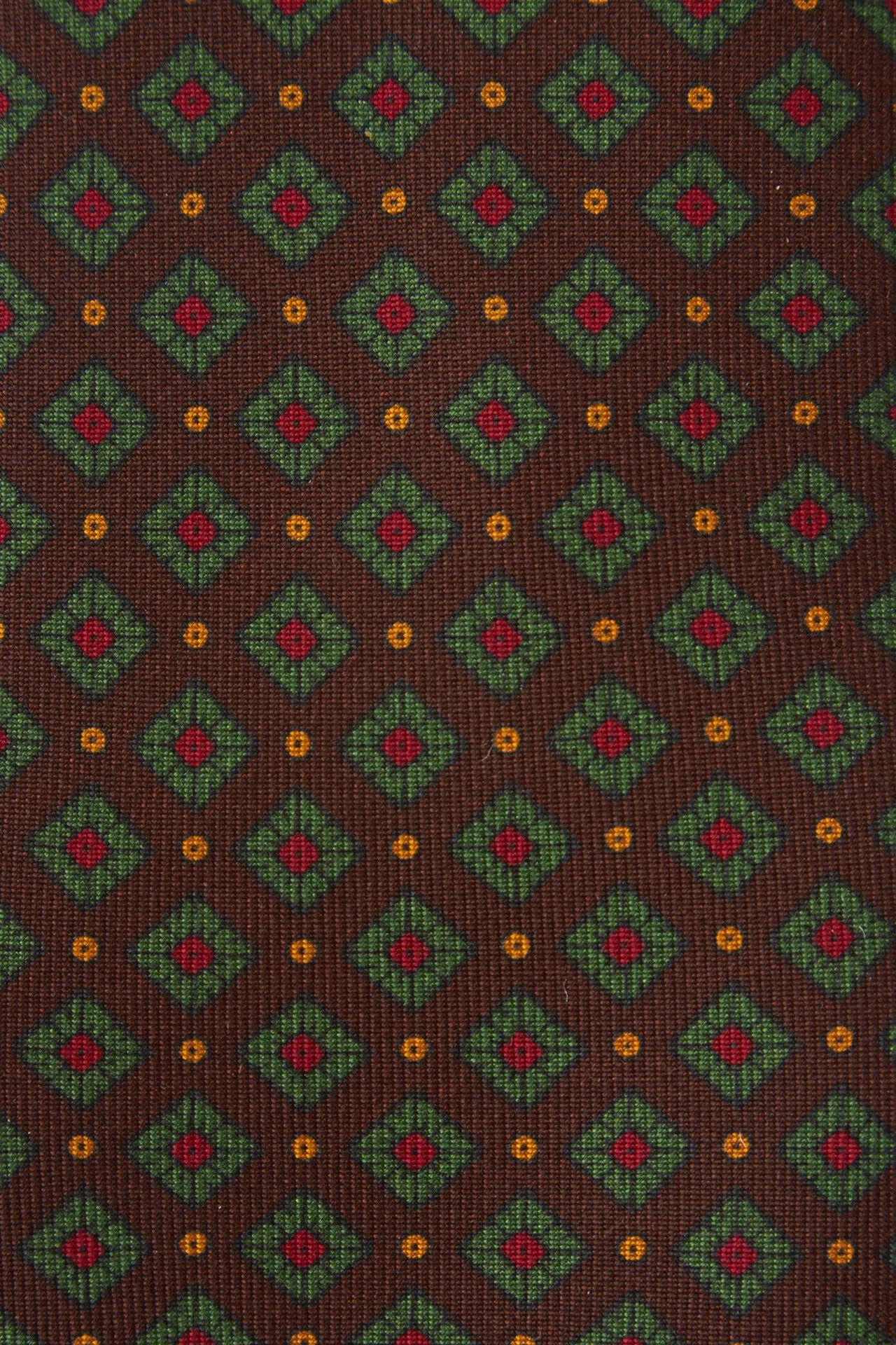 Silk medallion tie