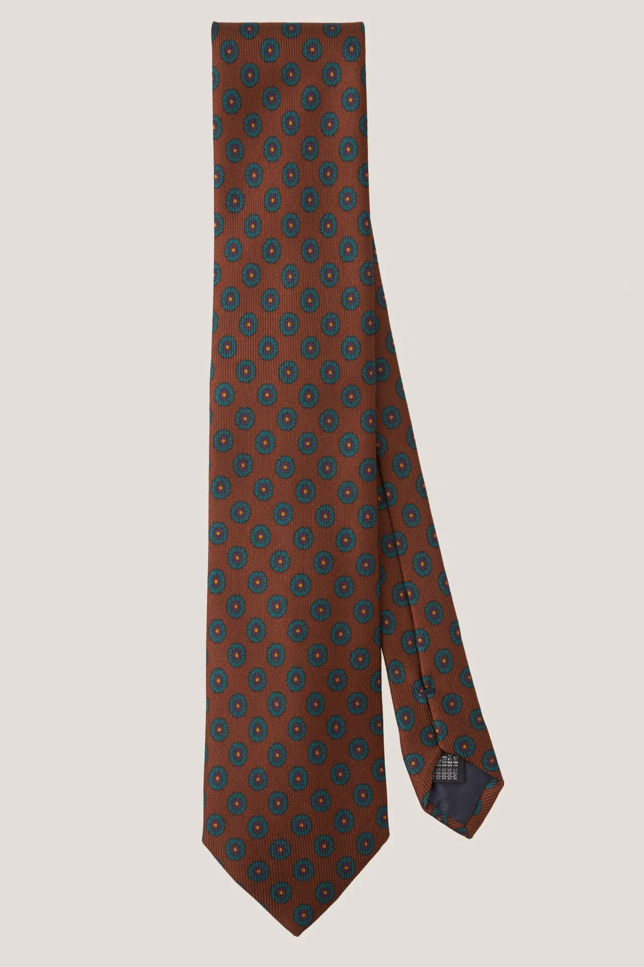 Silk floral tie