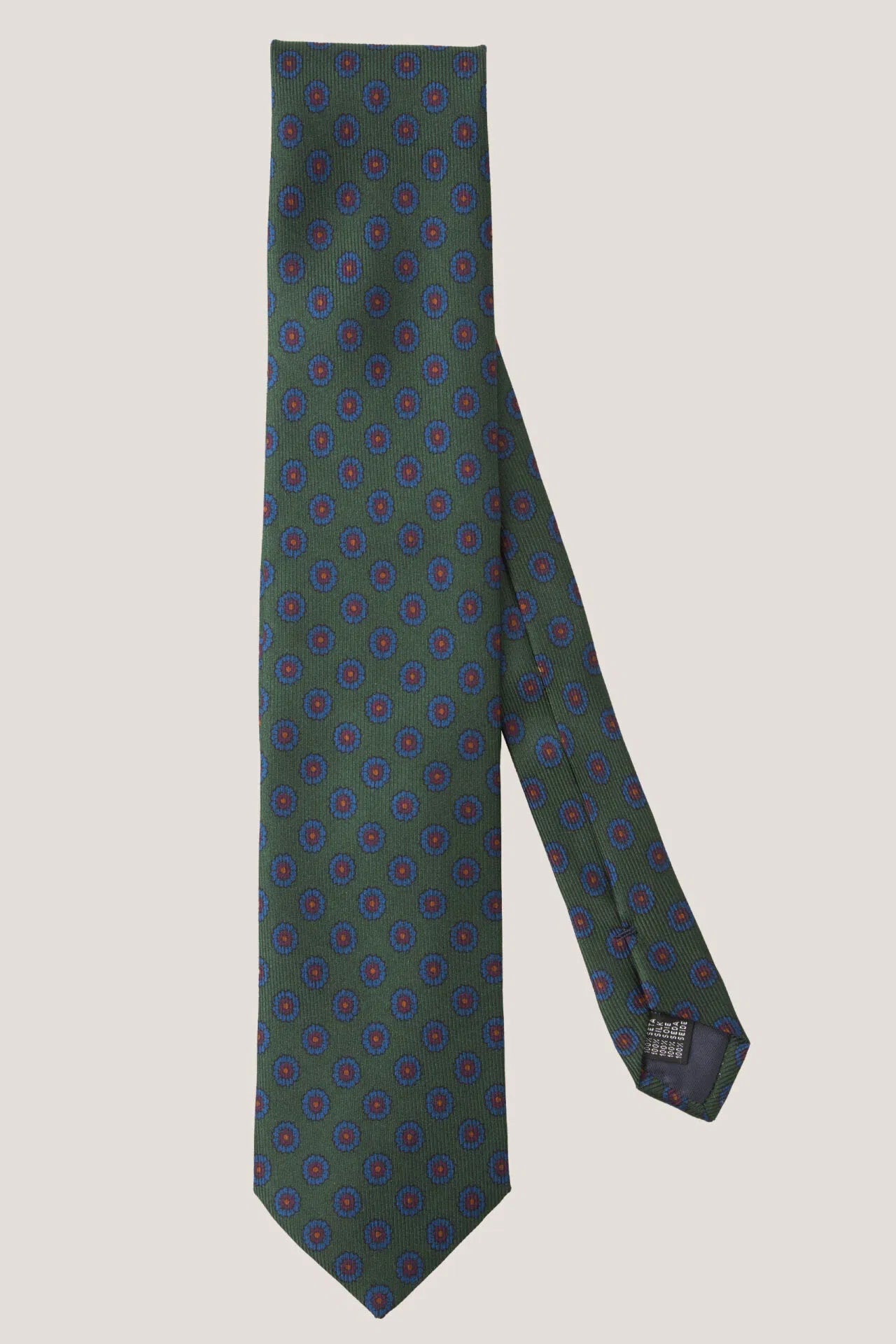 Silk floral tie