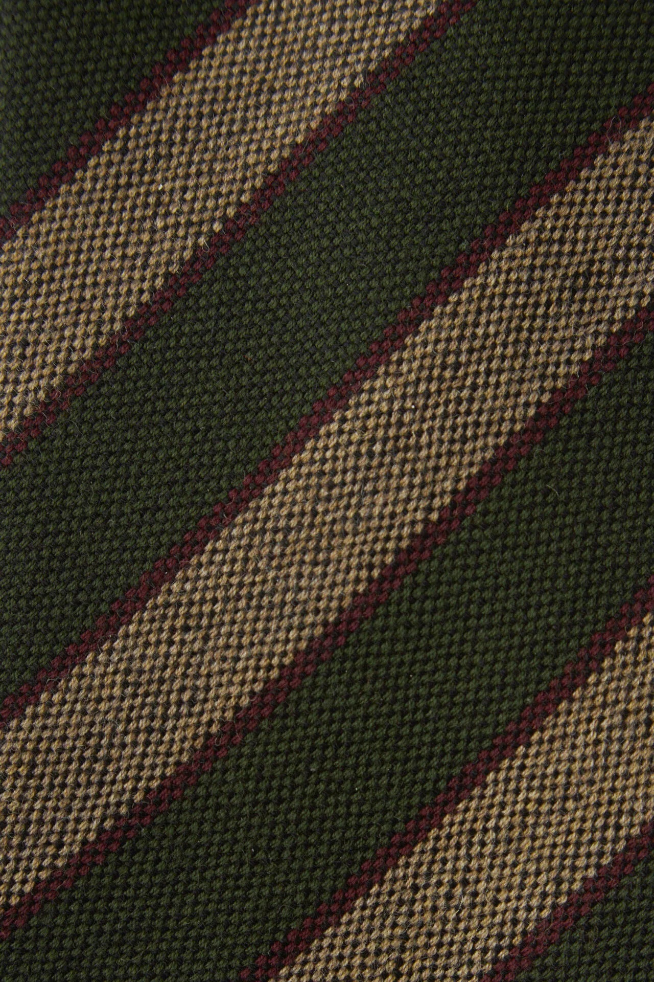 Regimental wool tie