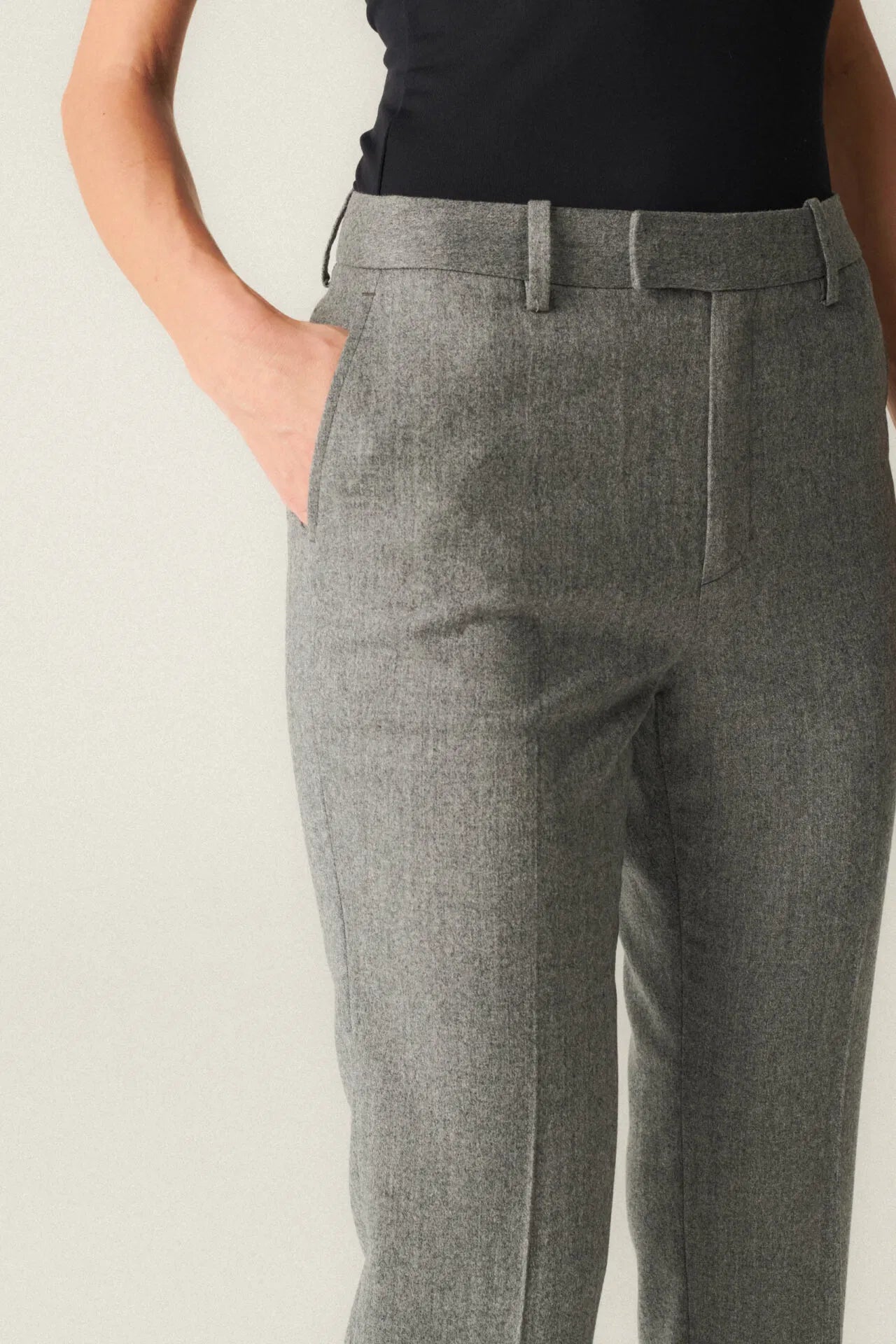 Costume en laine gris Reda