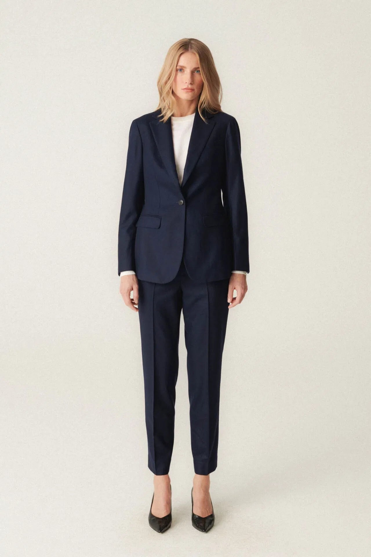 Costume en laine VBC bleu marine