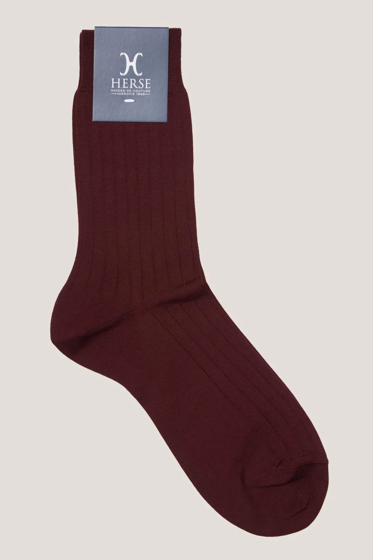 Burgundy cotton/nylon socks Herse Burgundy cotton/nylon socks Herse