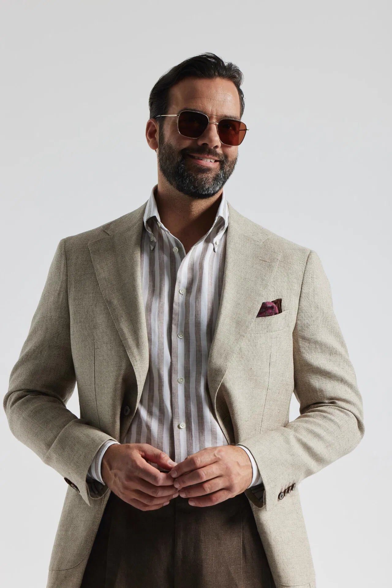 Wool/linen jacket