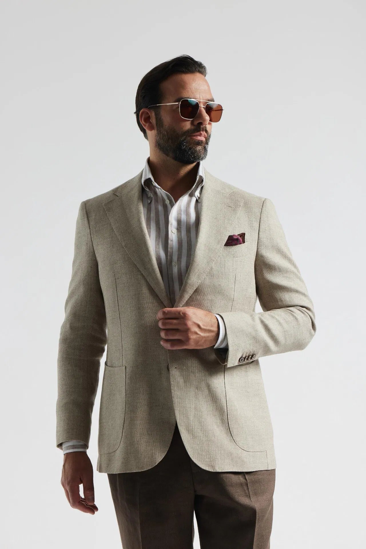 Wool/linen jacket