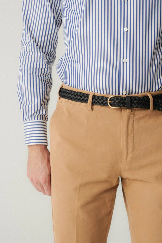 Beige chino trousers