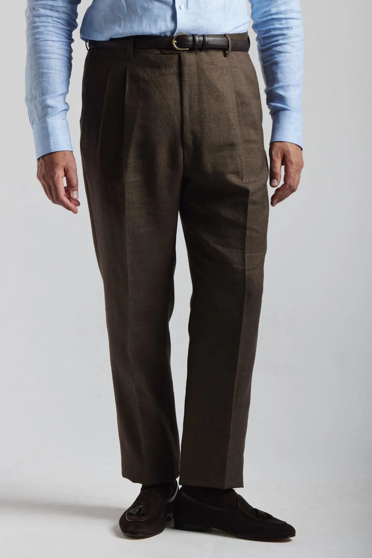 Wool/linen trousers