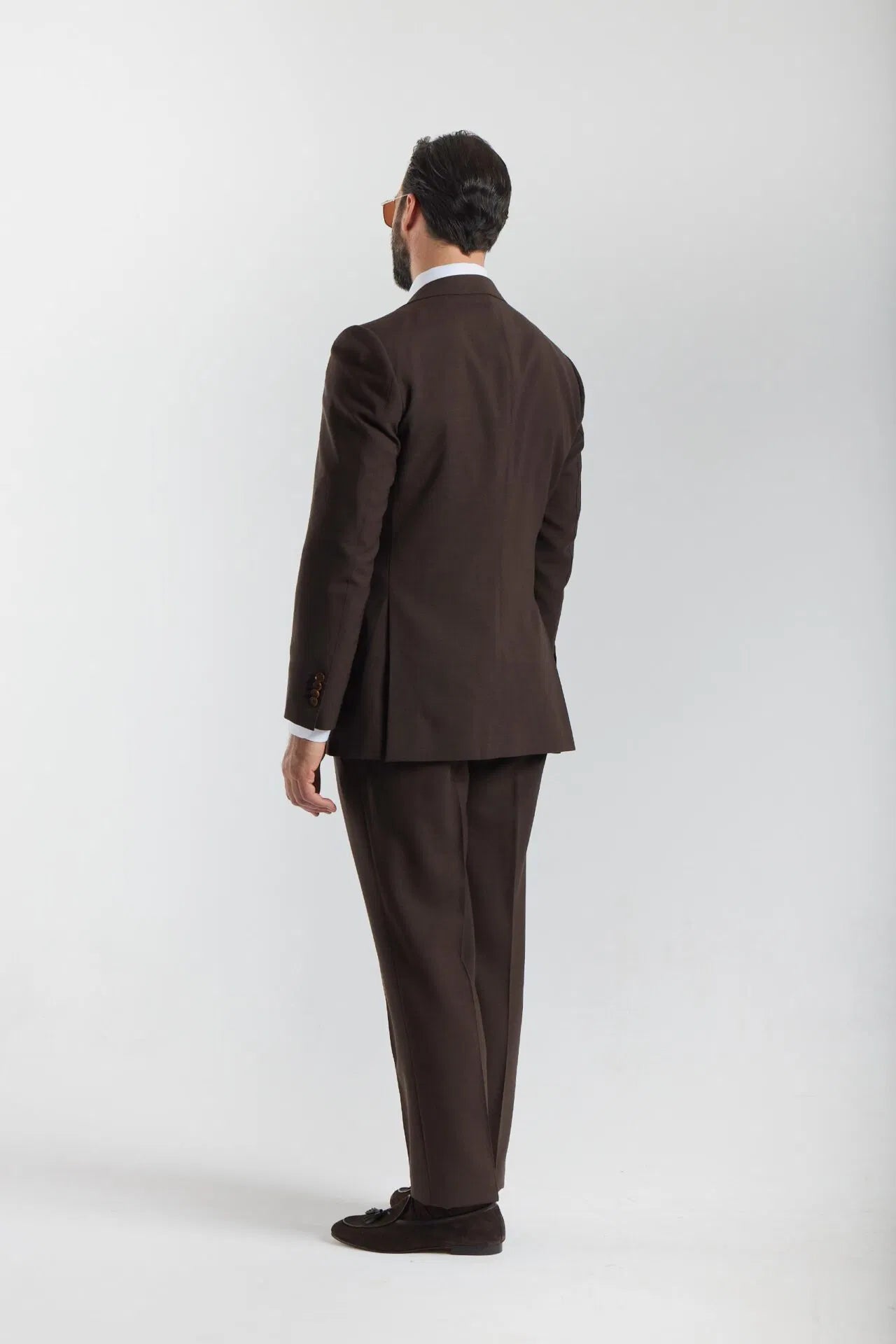 Brown 4-ply suit