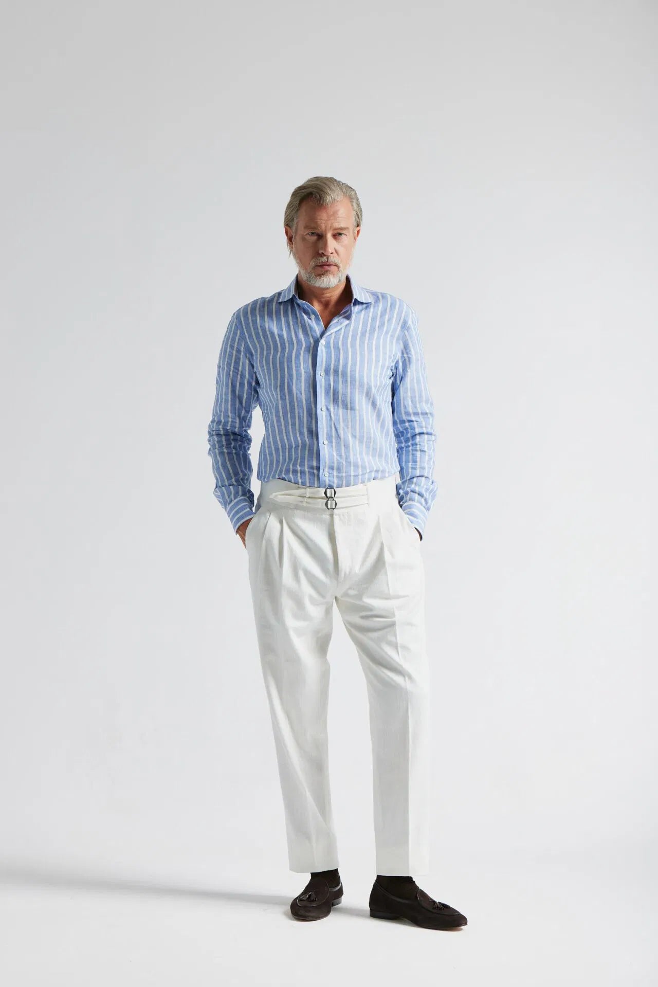 Pantalon en jean blanc