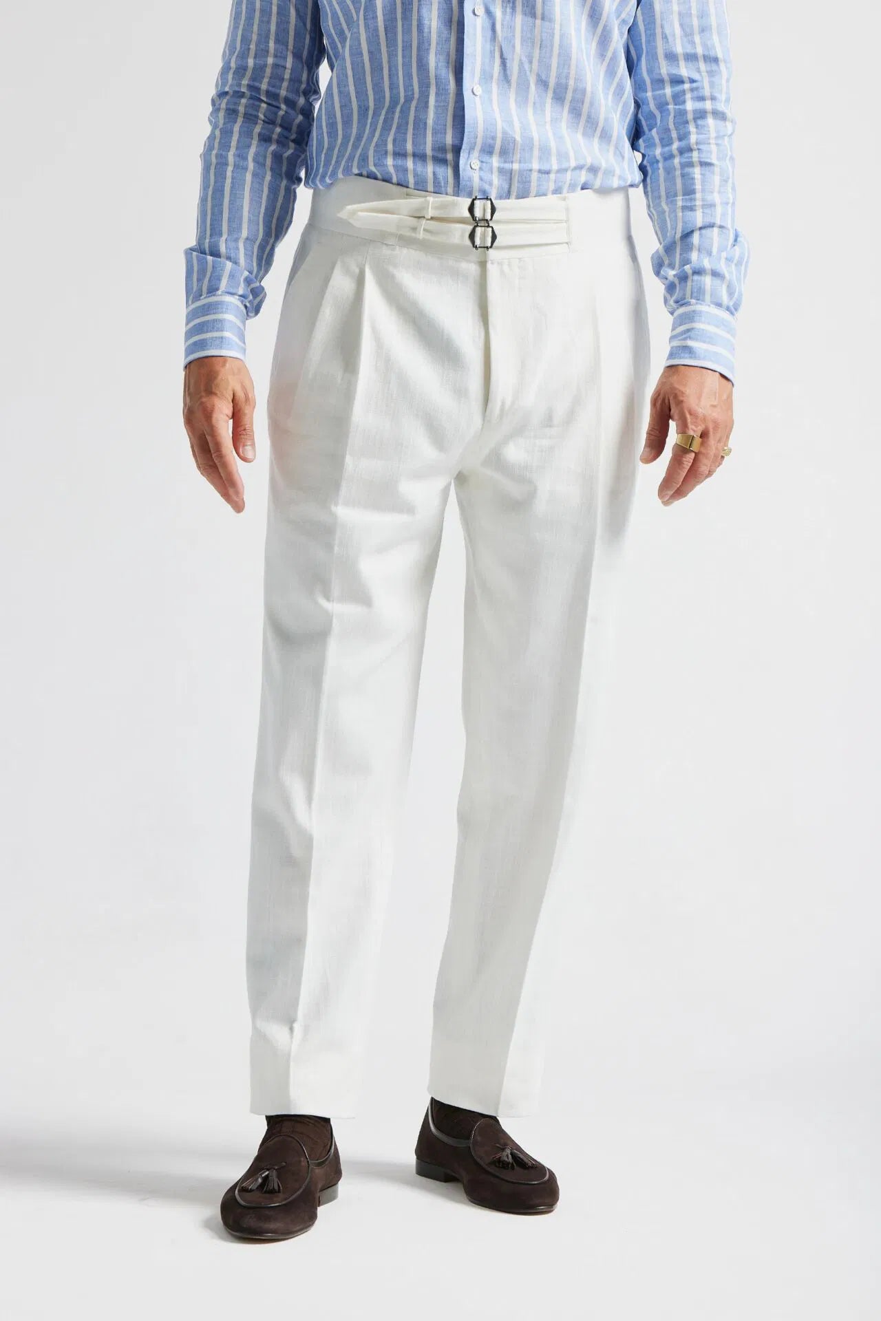 Pantalon en jean blanc