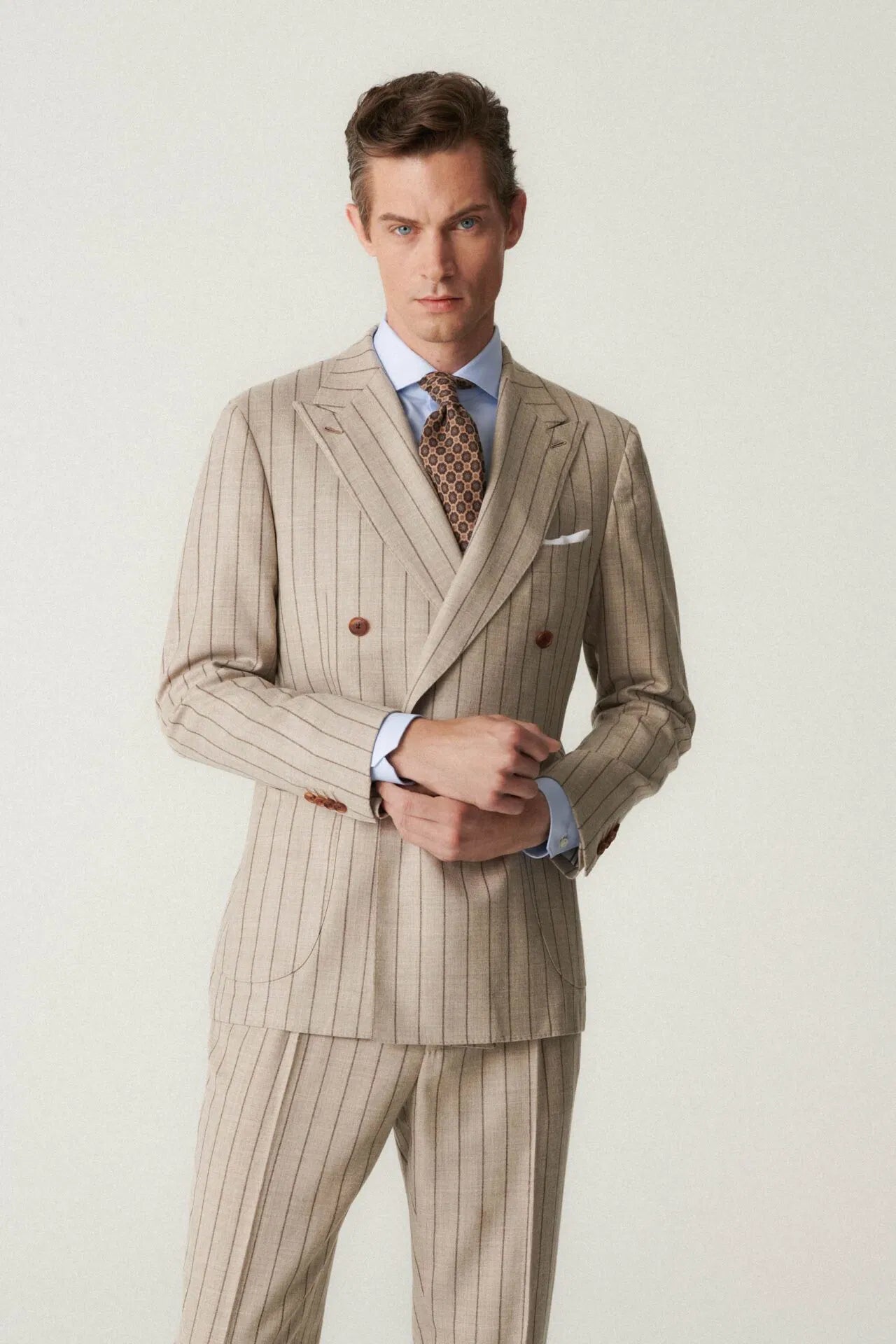Pecora Nera Double-Breasted Suit