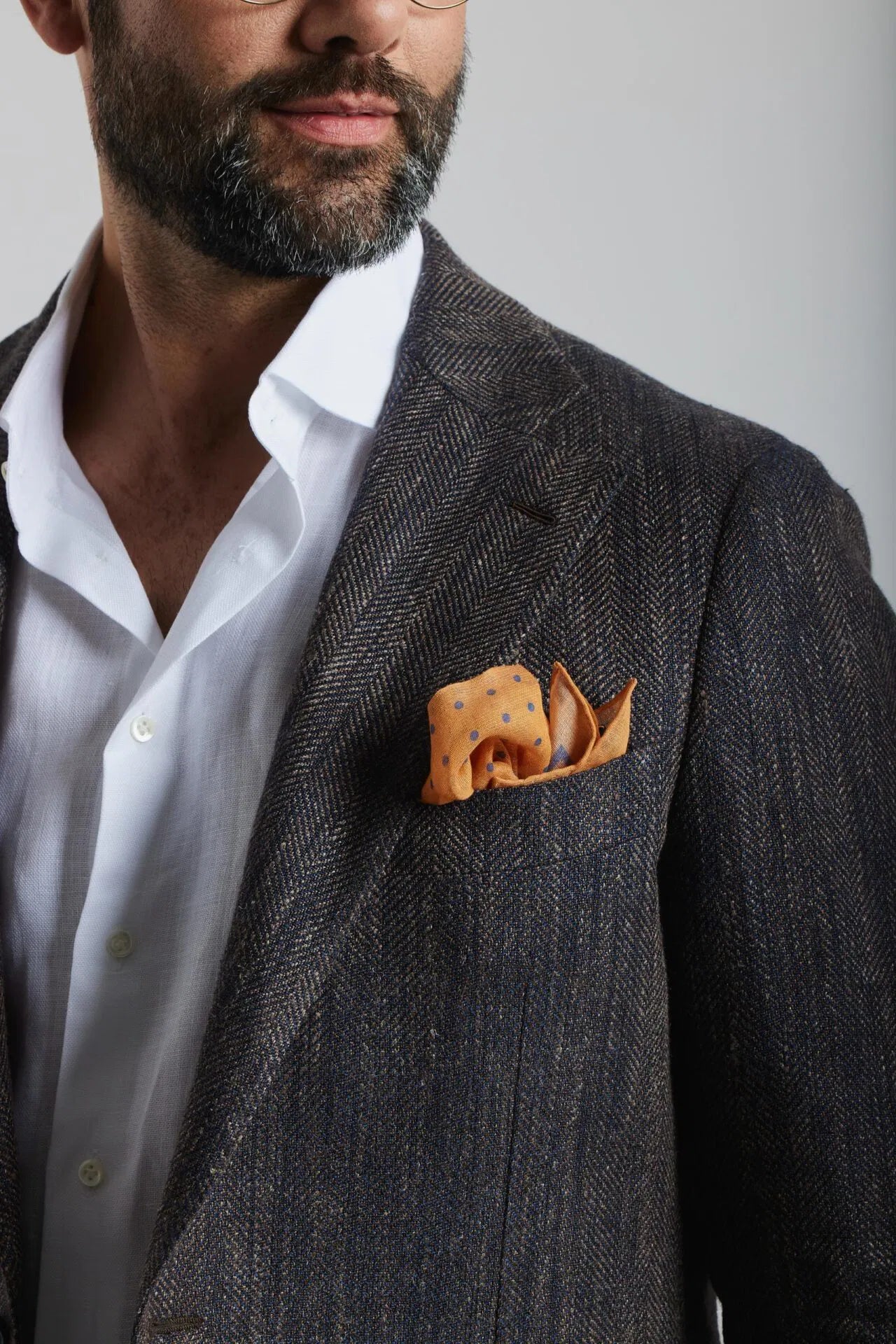Veste à chevrons bleu marine « Ferla »