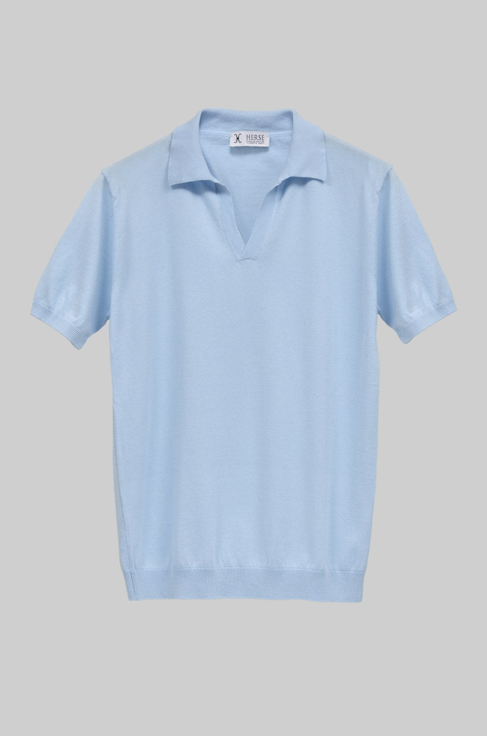Knitted polo shirt