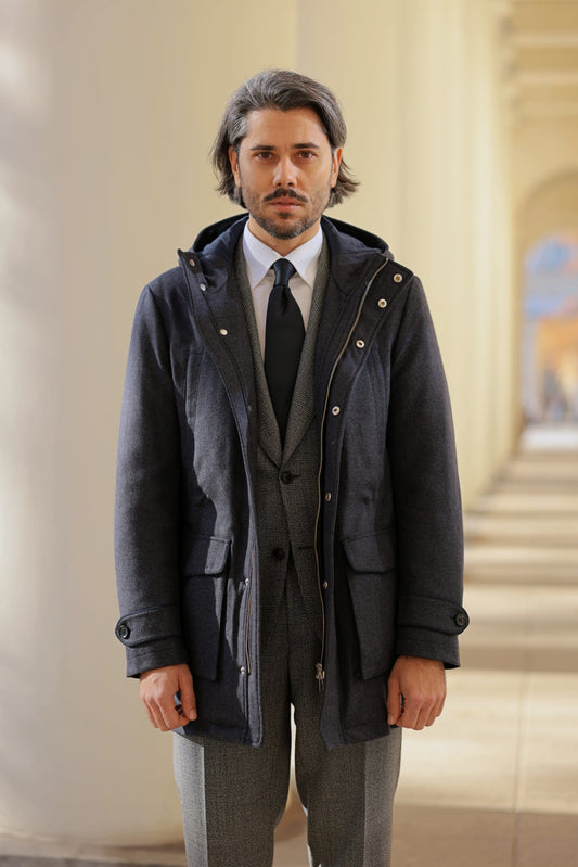 Olive green corduroy jungle jacket