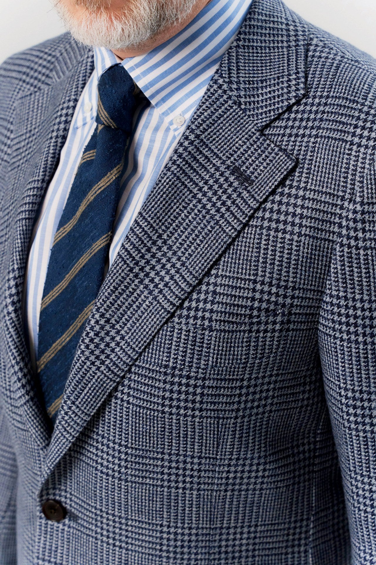 Blue PoW Marling & Evans Checked Blazer