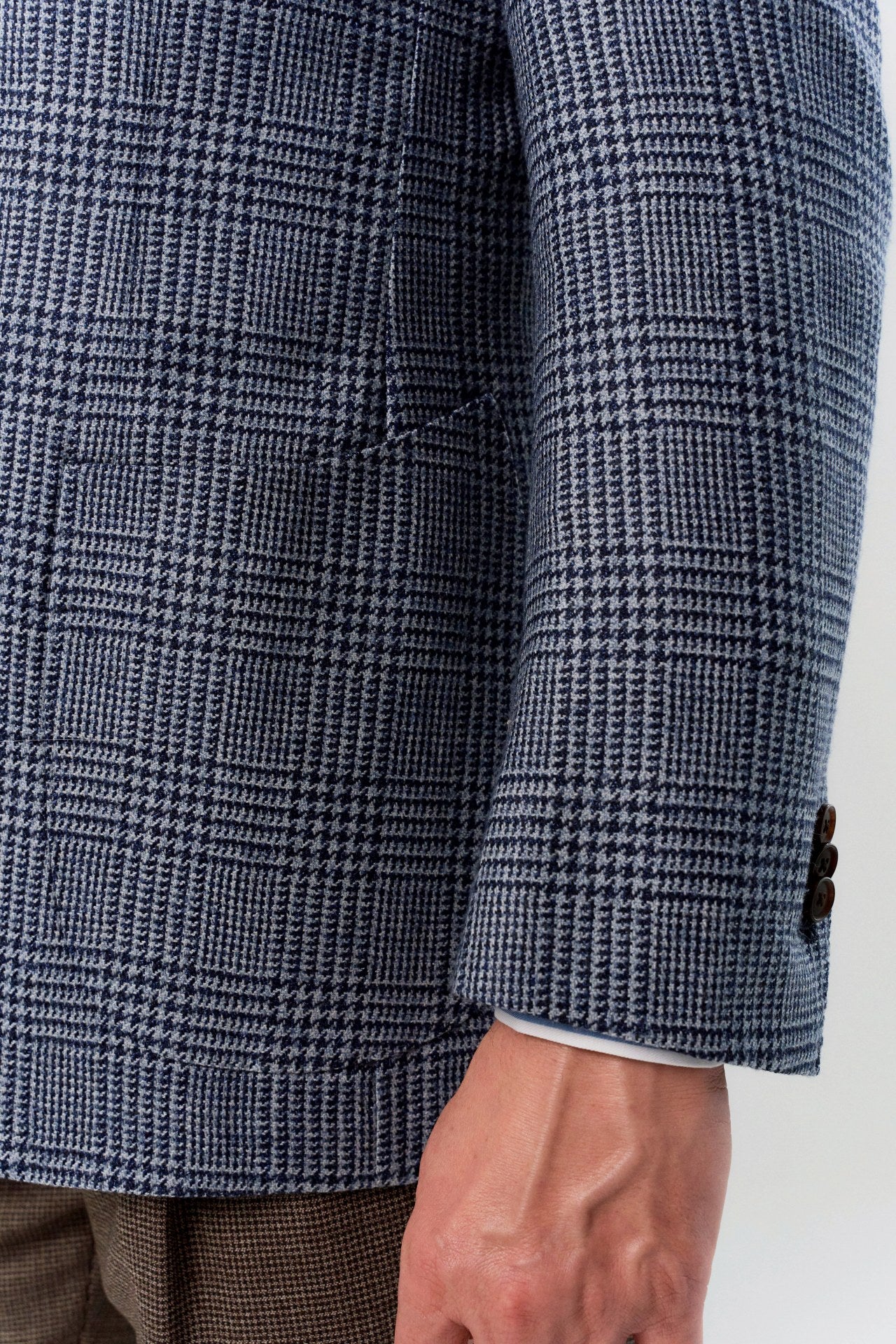 Blue PoW Marling & Evans Checked Blazer