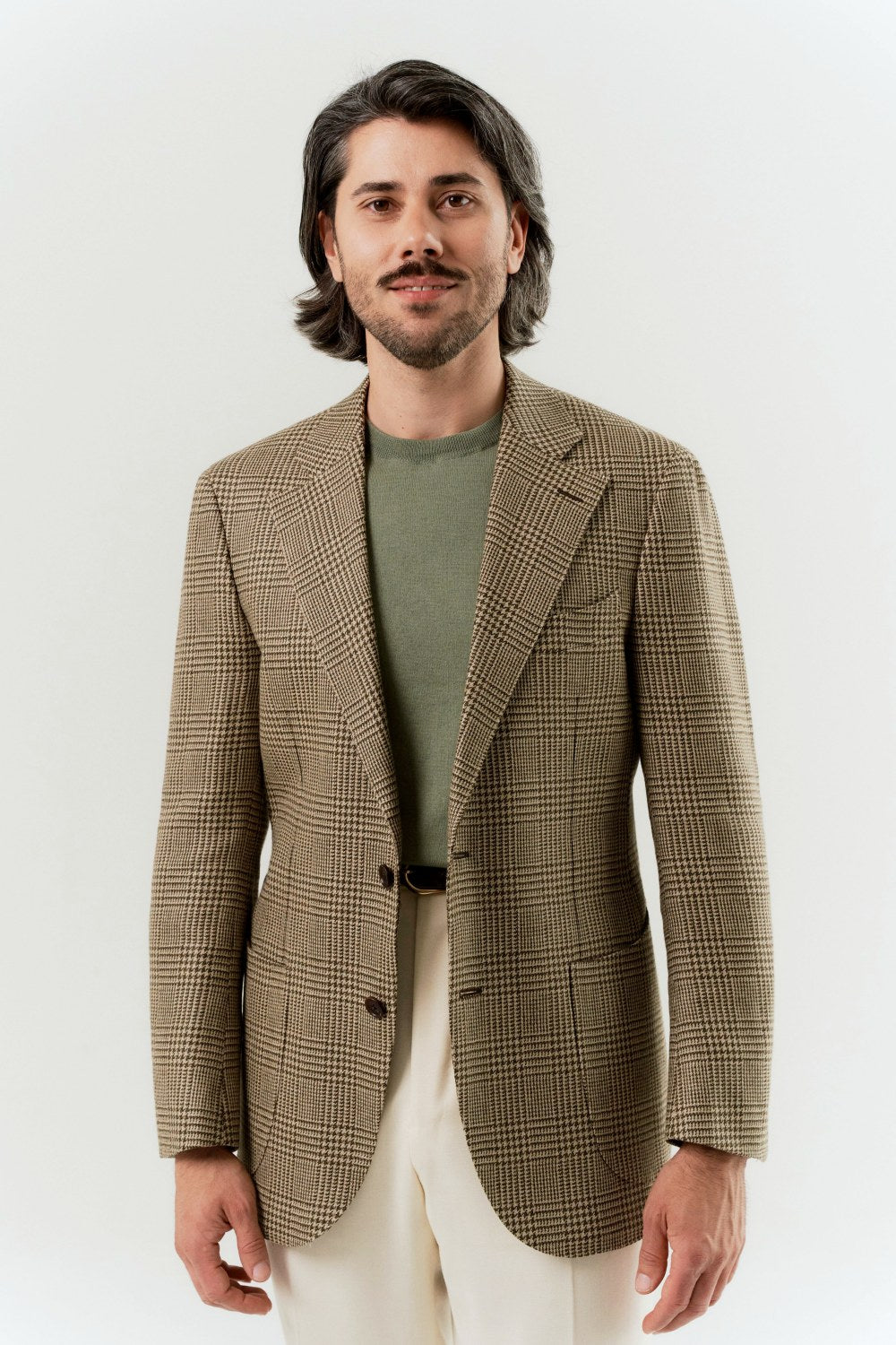 Green PoW Marling & Evans Checked Blazer