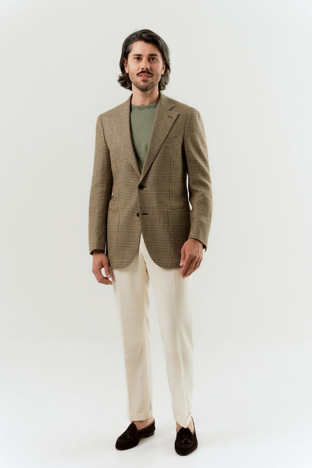 Green PoW Marling & Evans Checked Blazer