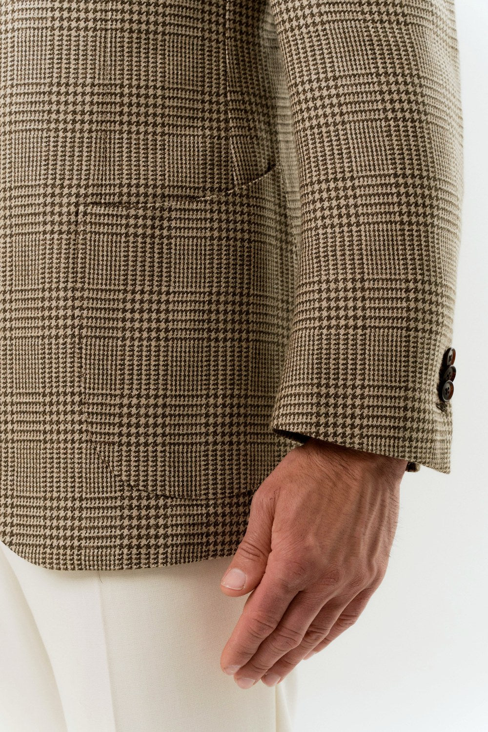Green PoW Marling & Evans Checked Blazer