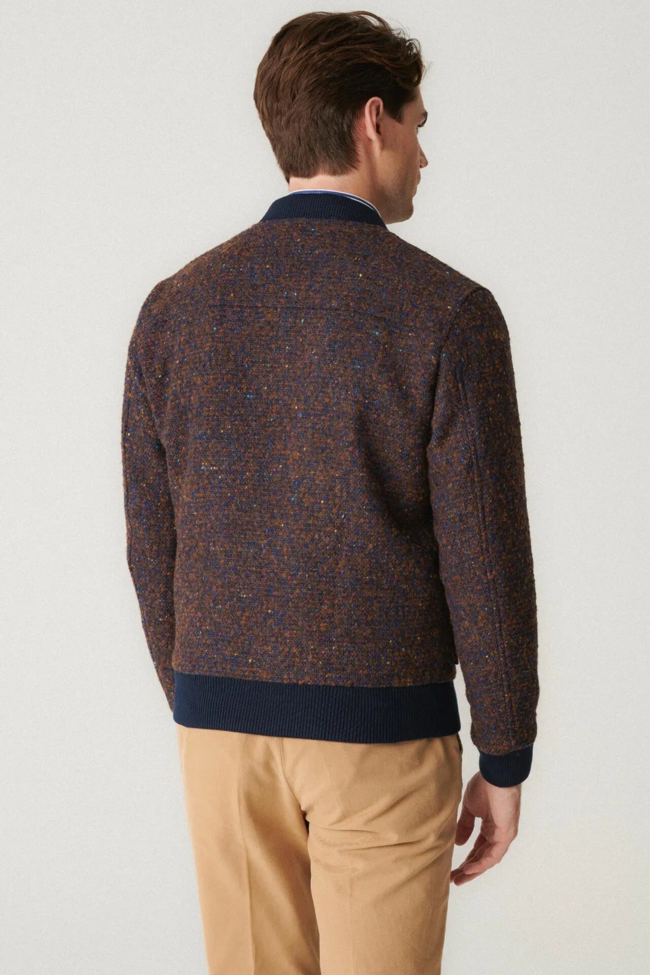 Donegal Tweed Bomber Jacket