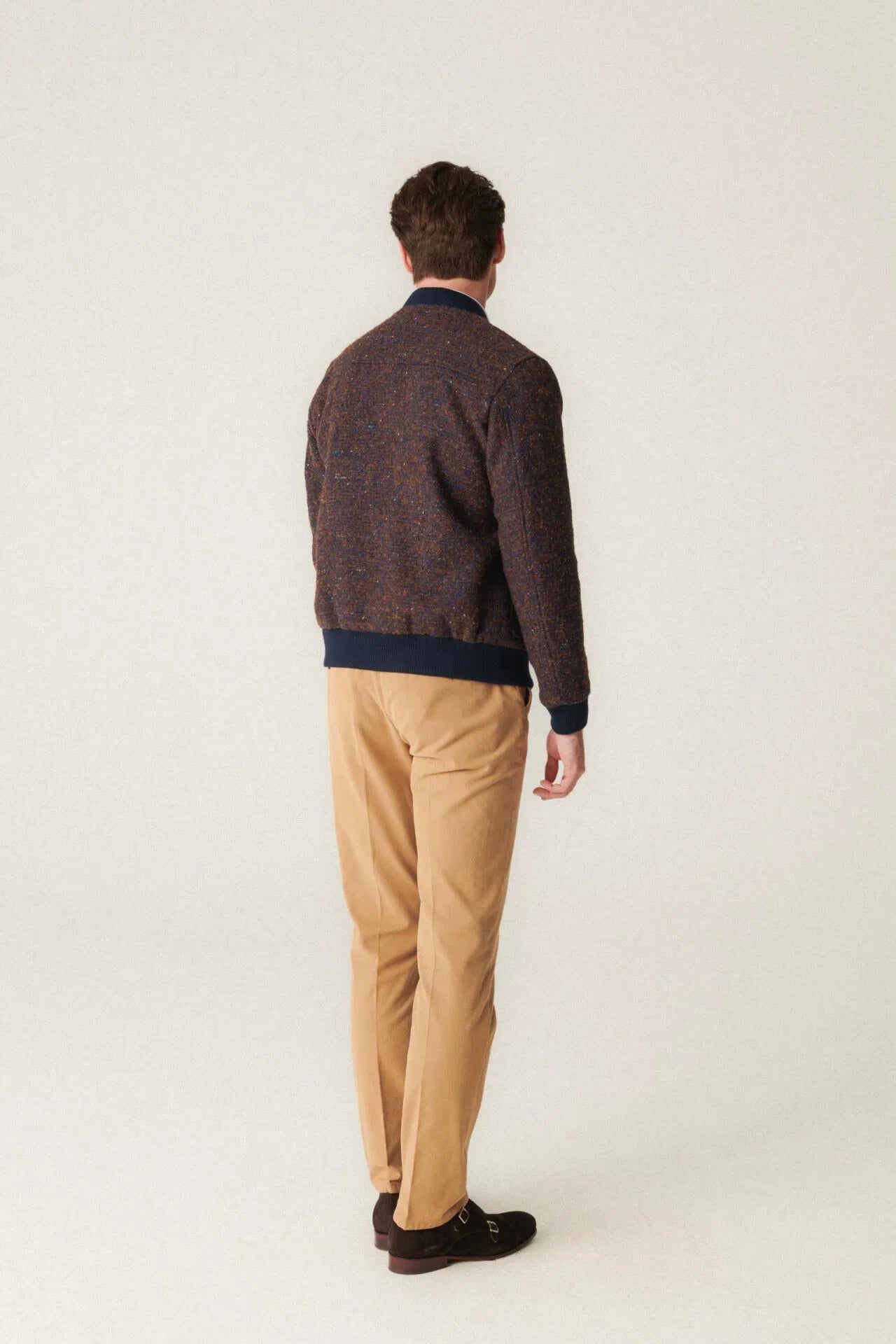 Donegal Tweed Bomber Jacket