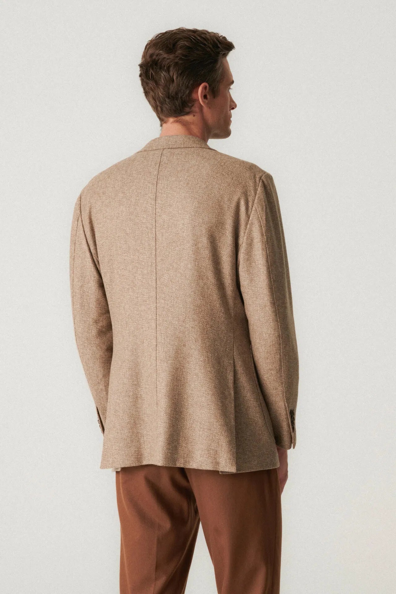 Veste en cachemire brut