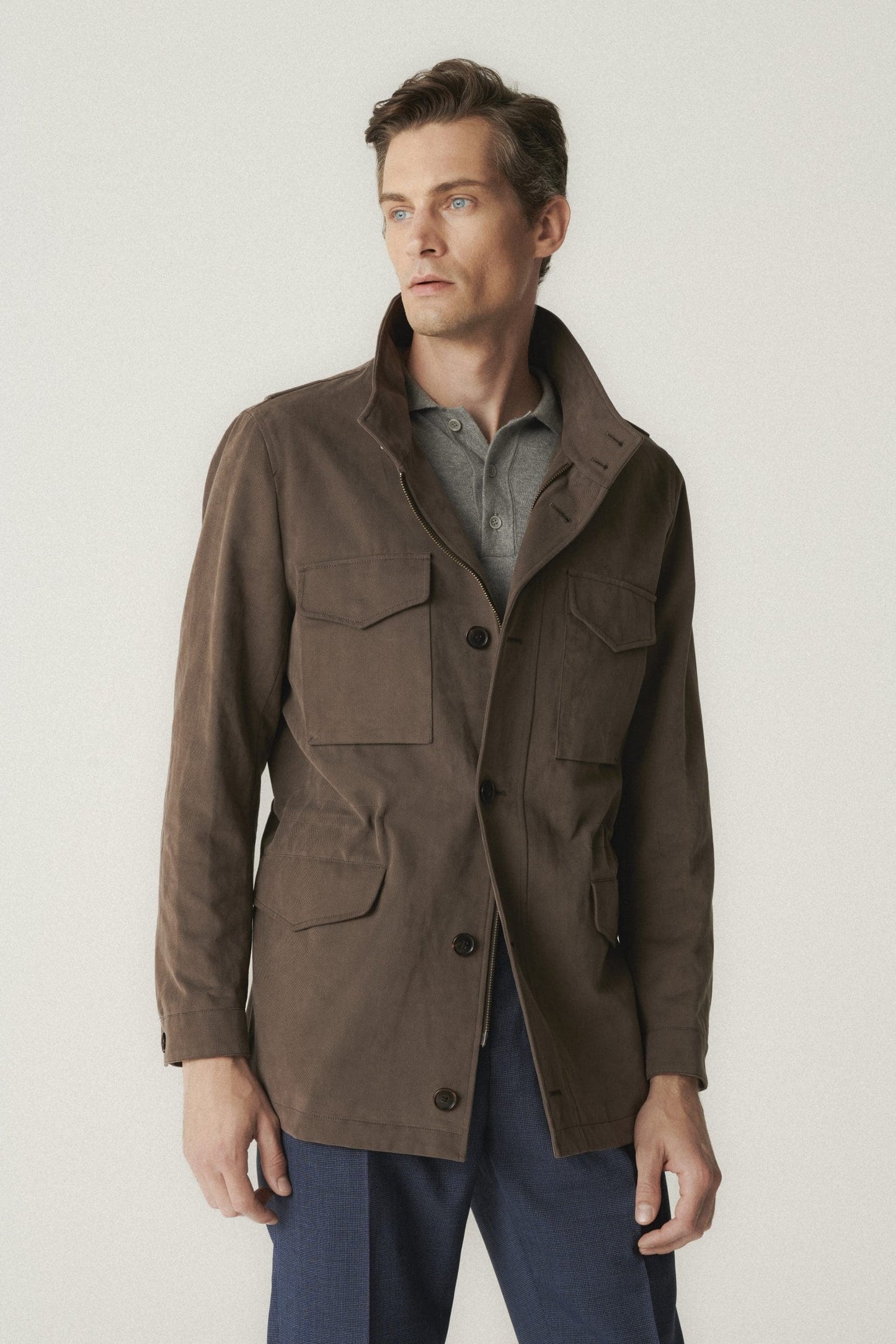Veste de campagne marron