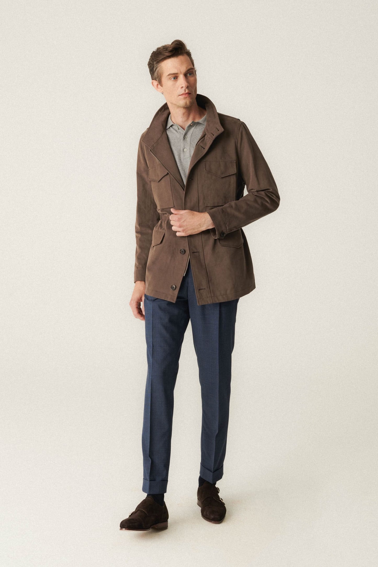 Veste de campagne marron