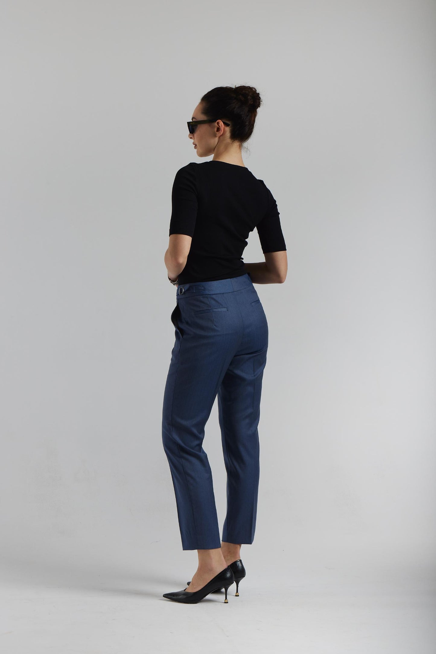 Costume en laine Solaro bleu