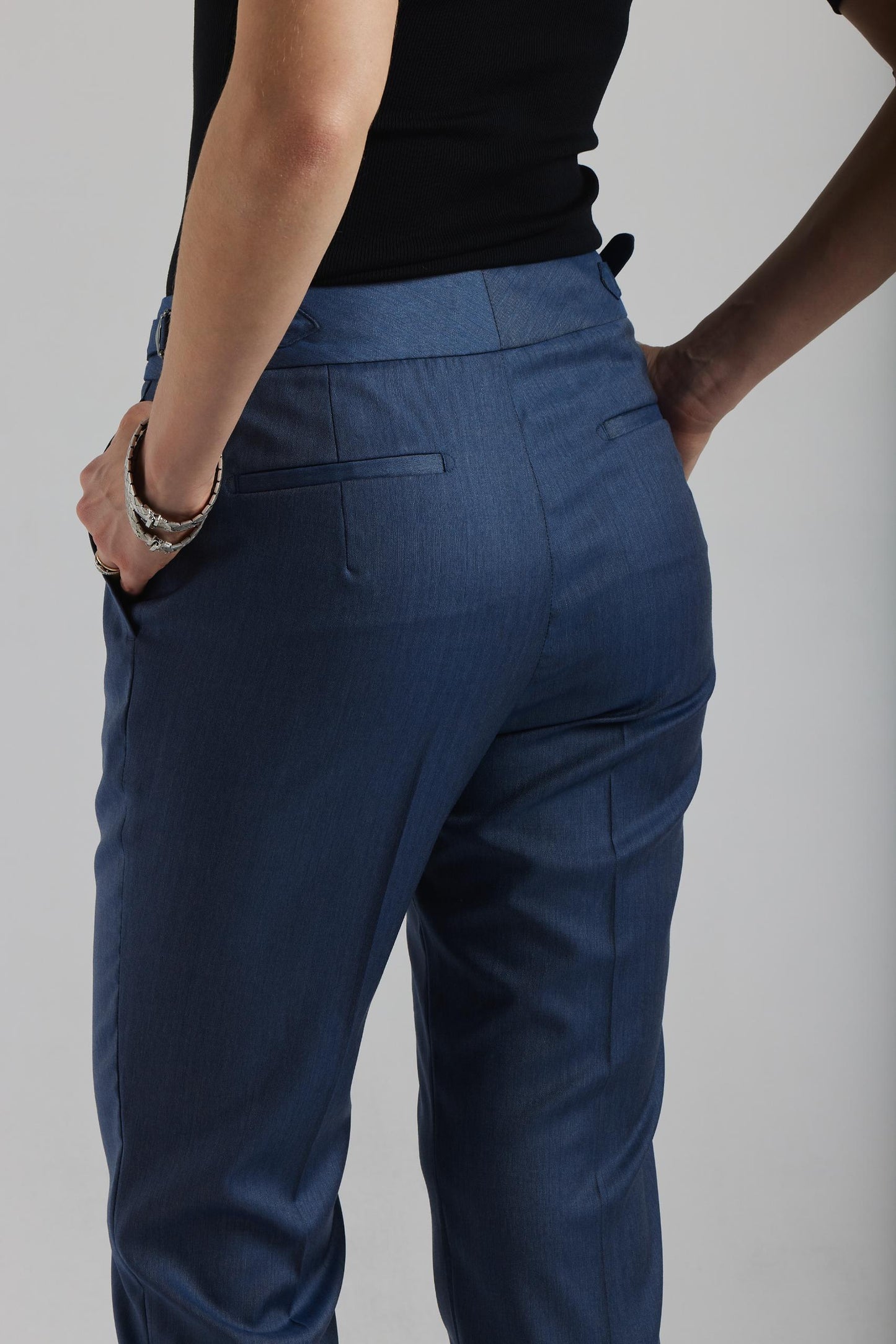 Costume en laine Solaro bleu