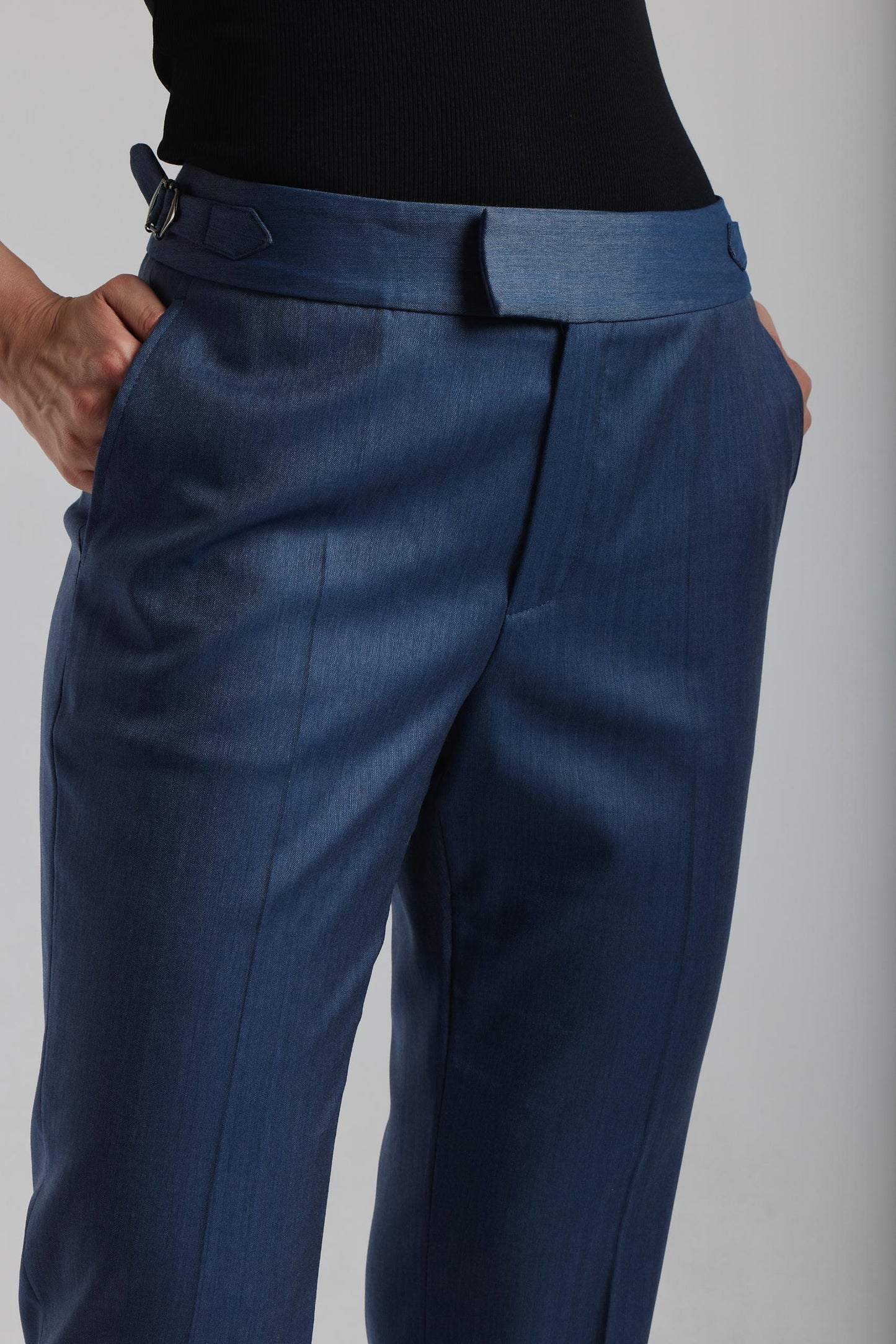Costume en laine Solaro bleu