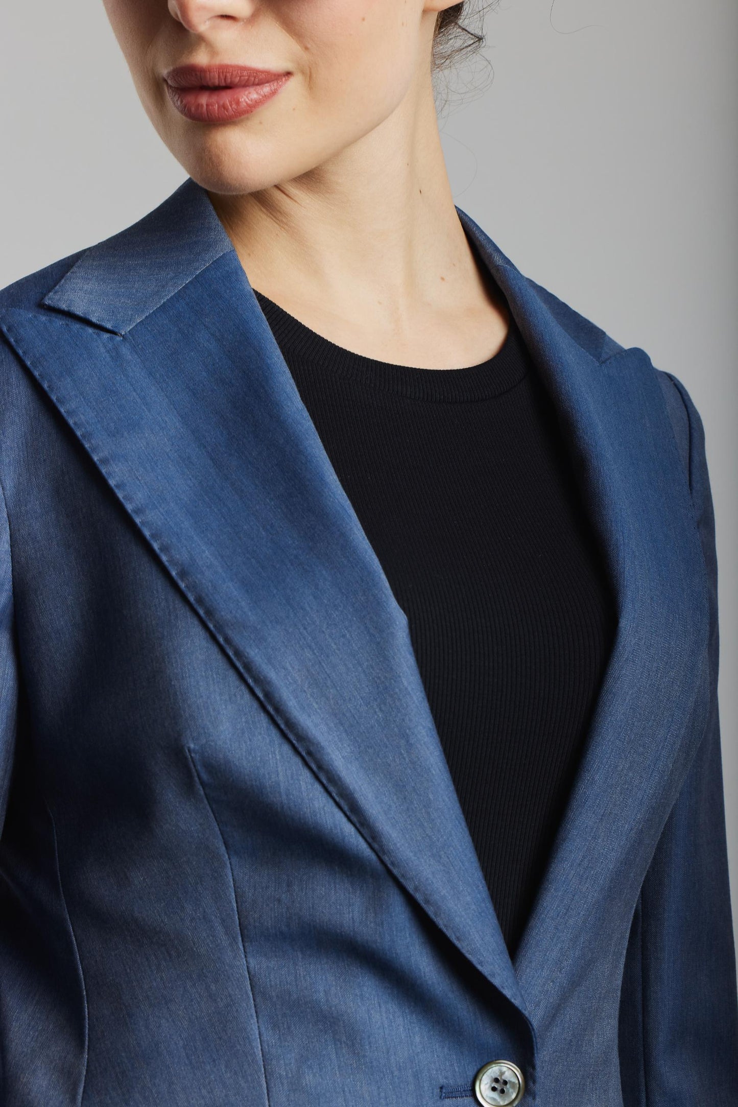 Costume en laine Solaro bleu