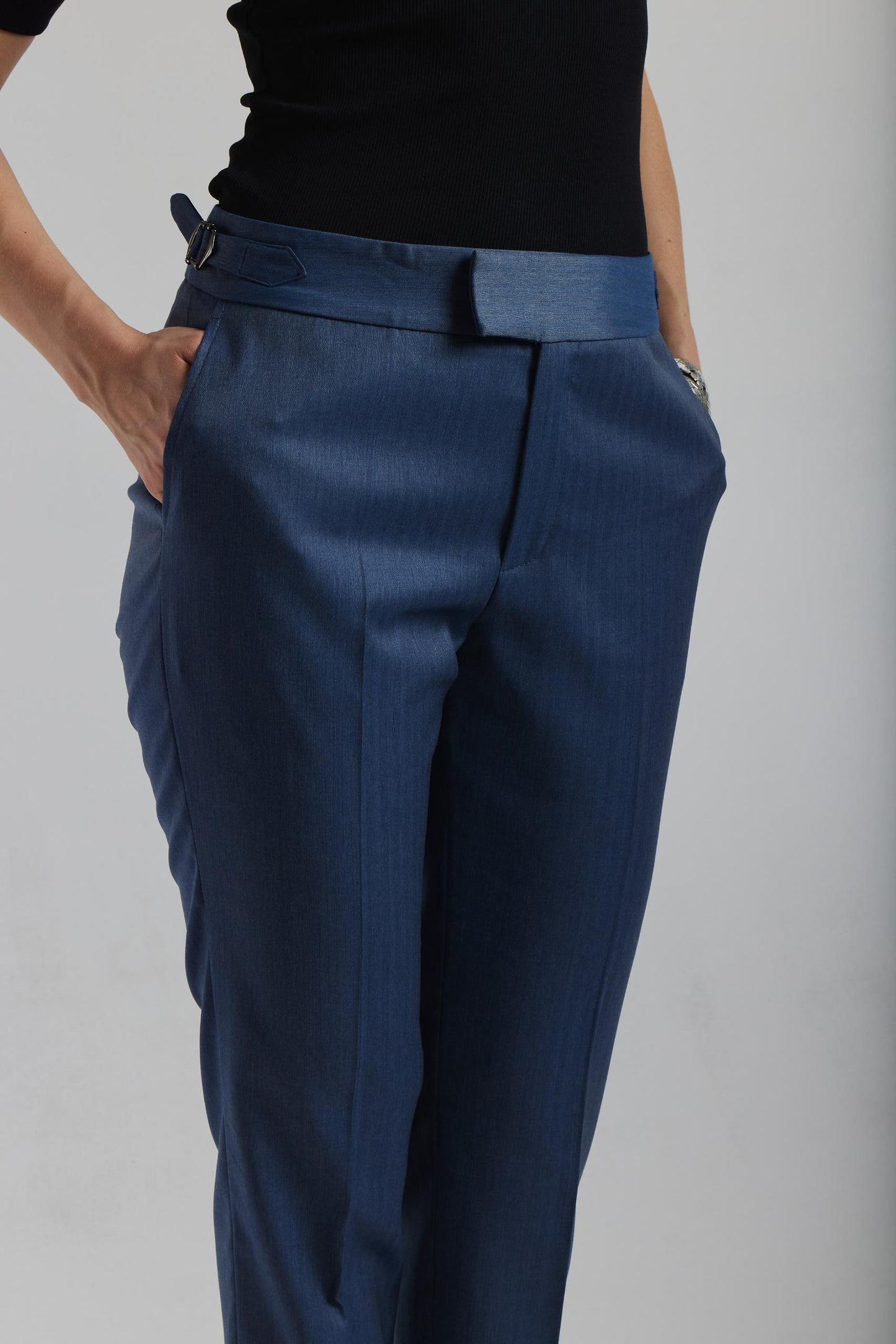 Costume en laine Solaro bleu