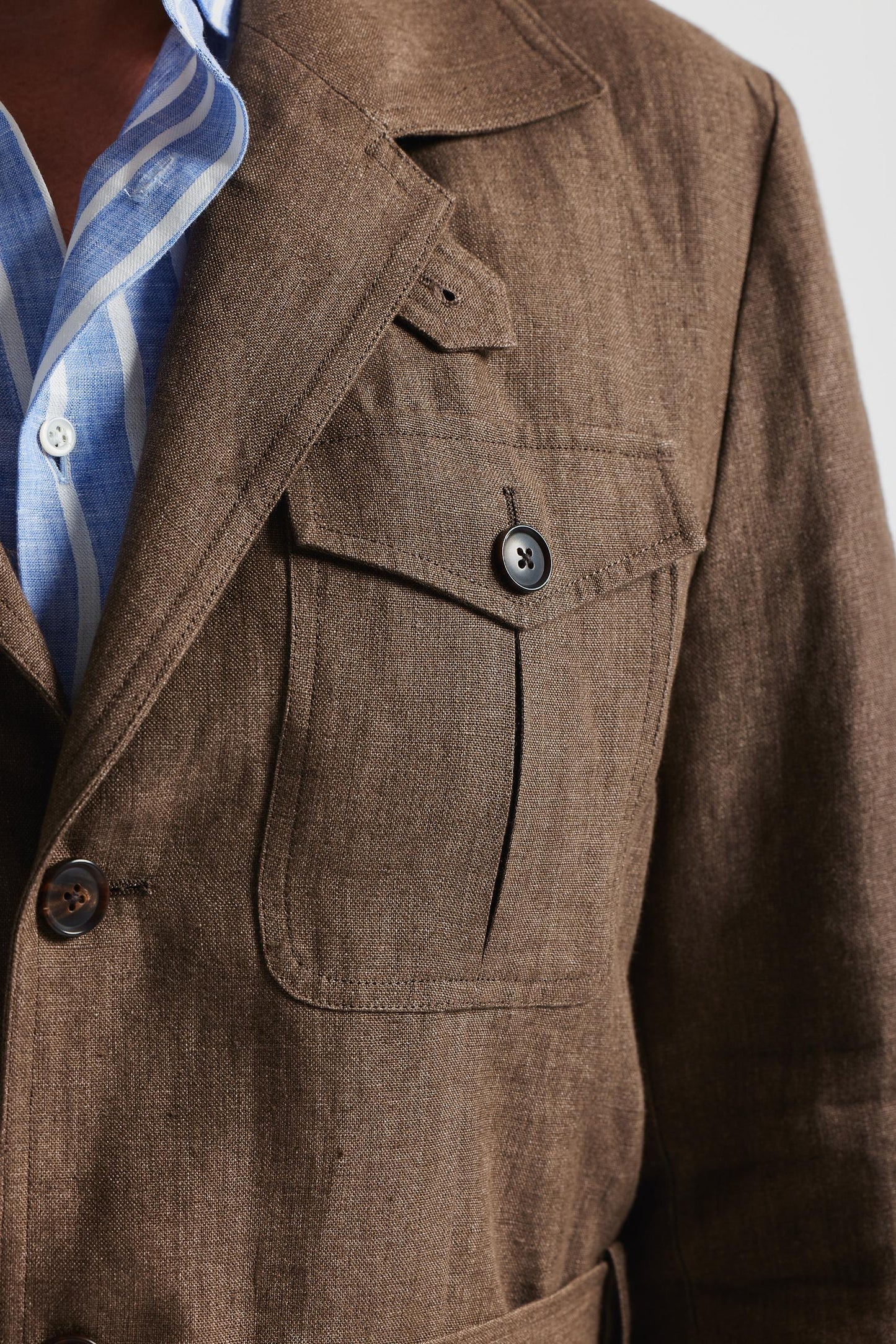 Veste safari marron