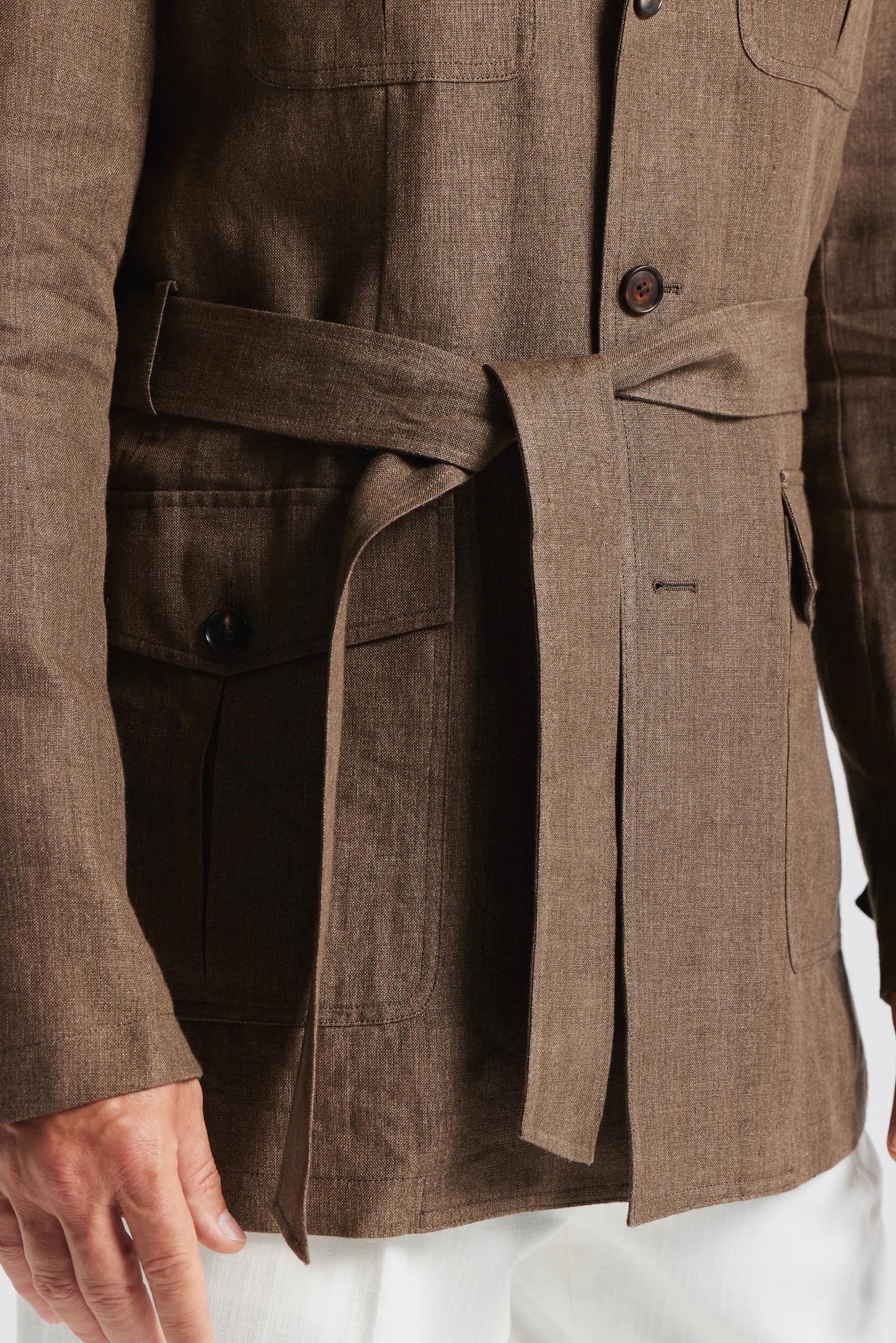 Veste safari marron