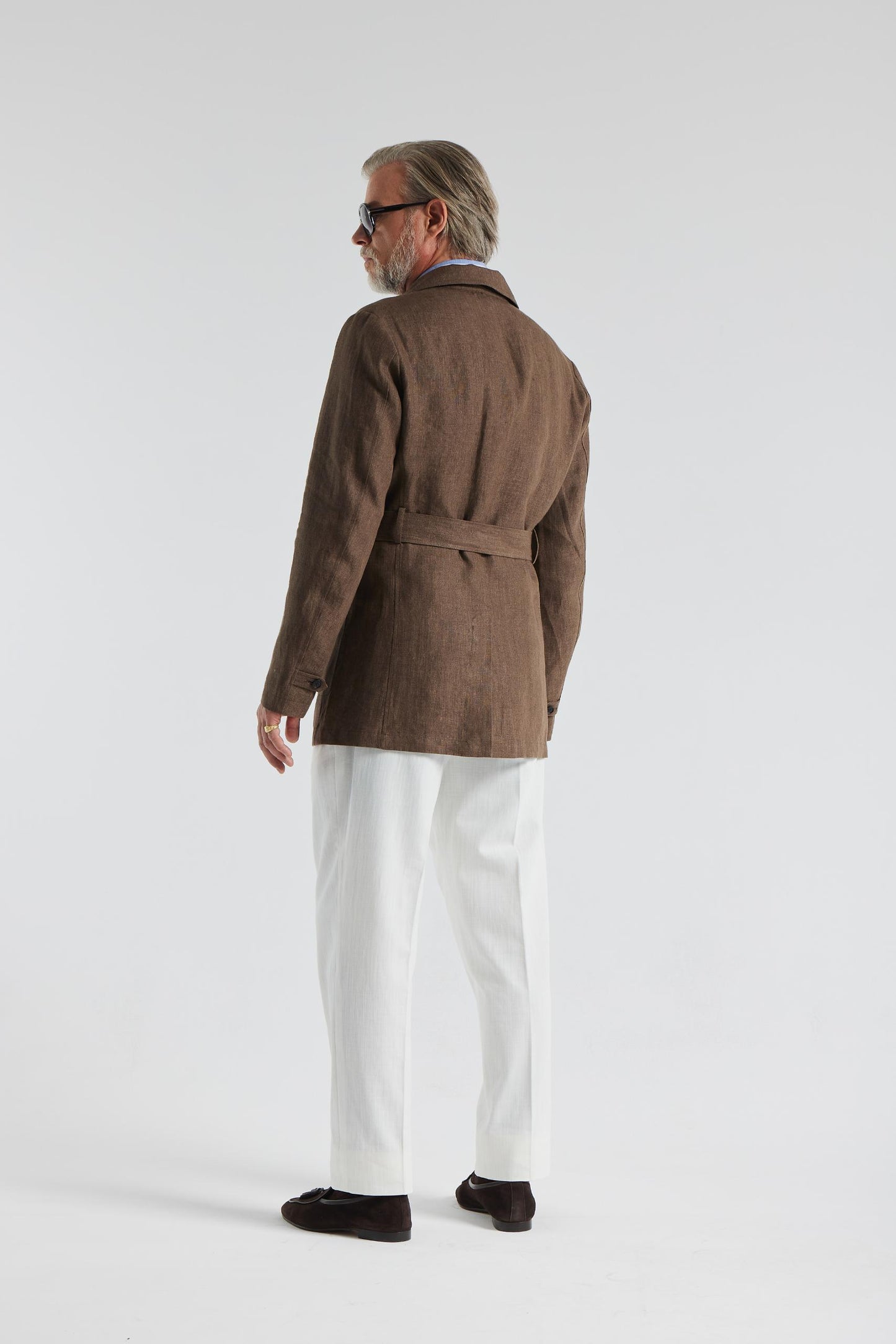 Veste safari marron