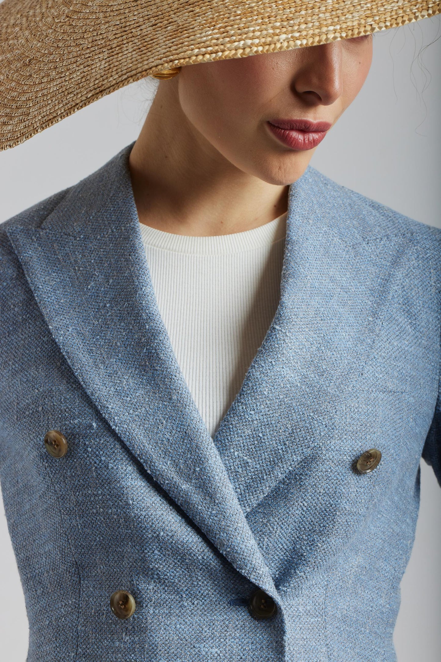 Ferla blue double-breasted jacket