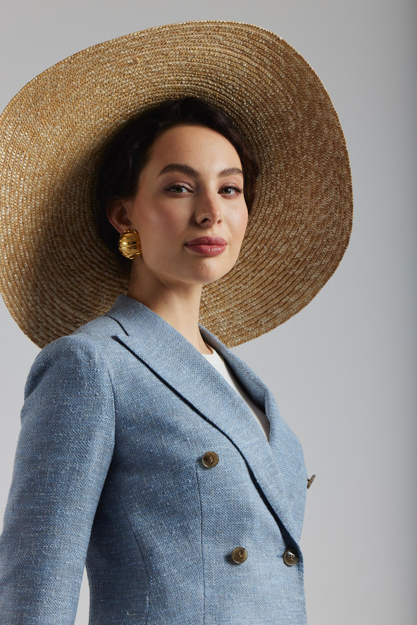 Ferla blue double-breasted jacket