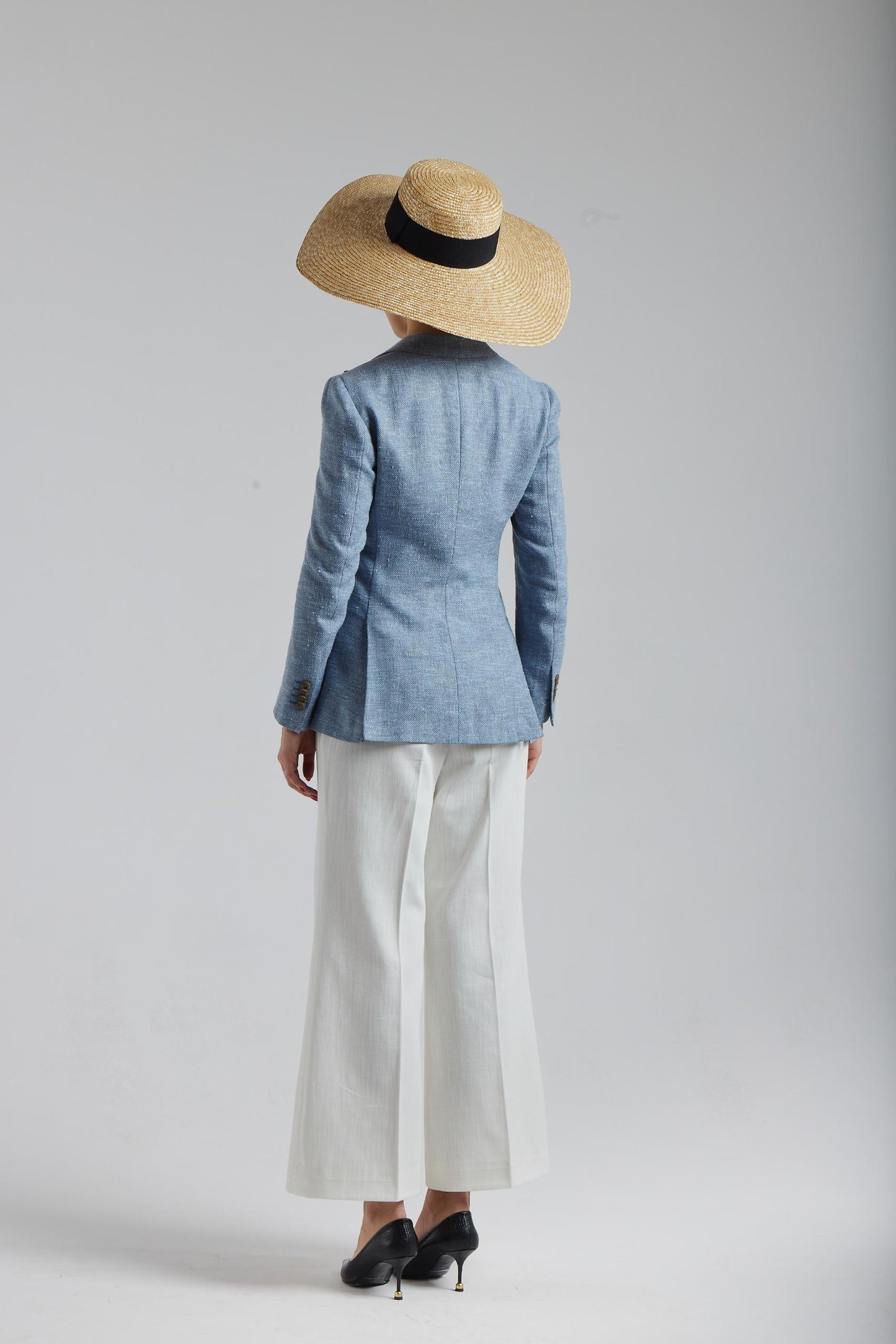 Ferla blue double-breasted jacket