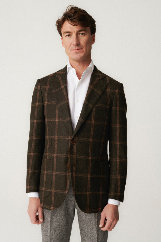 Green checkered Ferla jacket