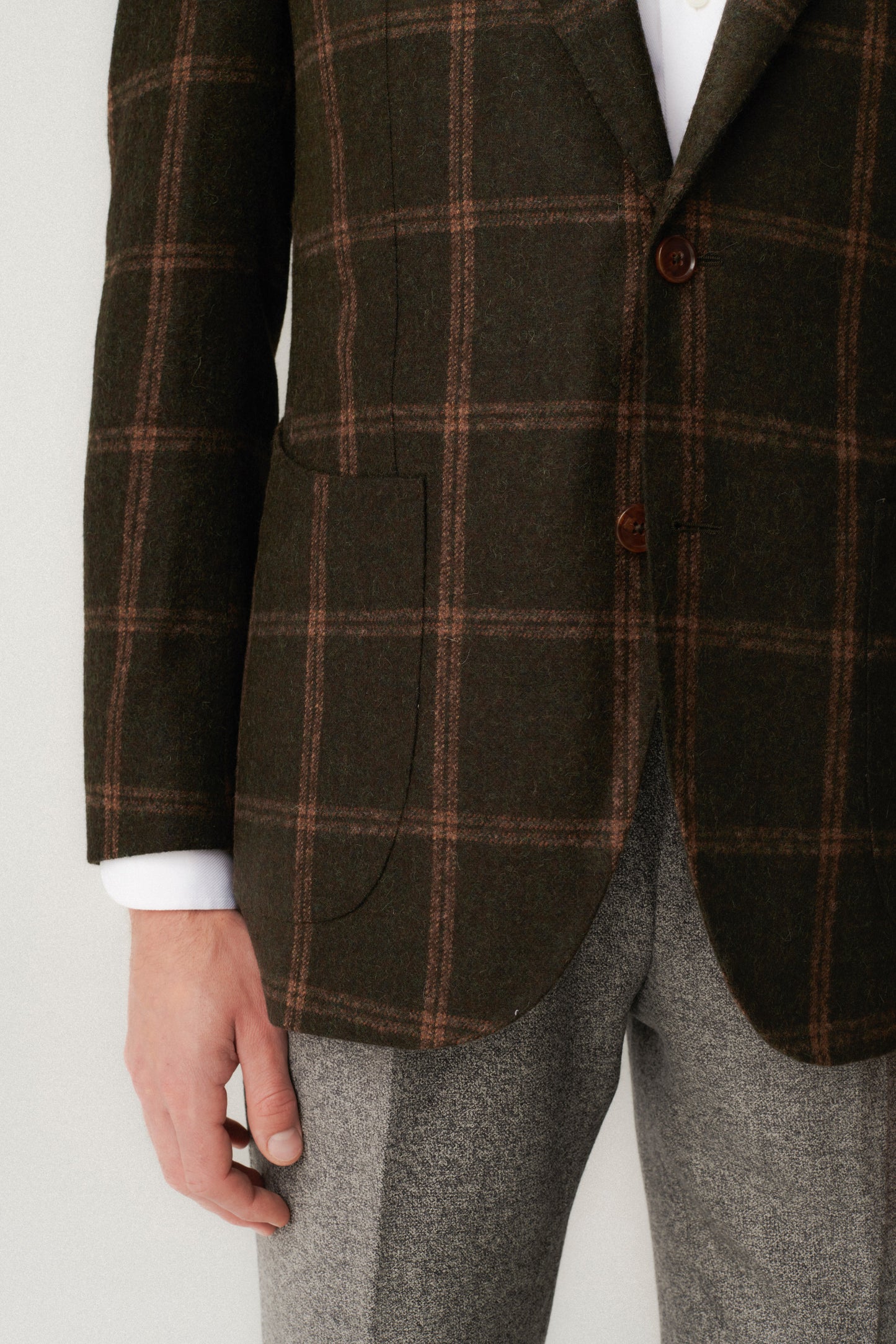 Green checkered Ferla jacket