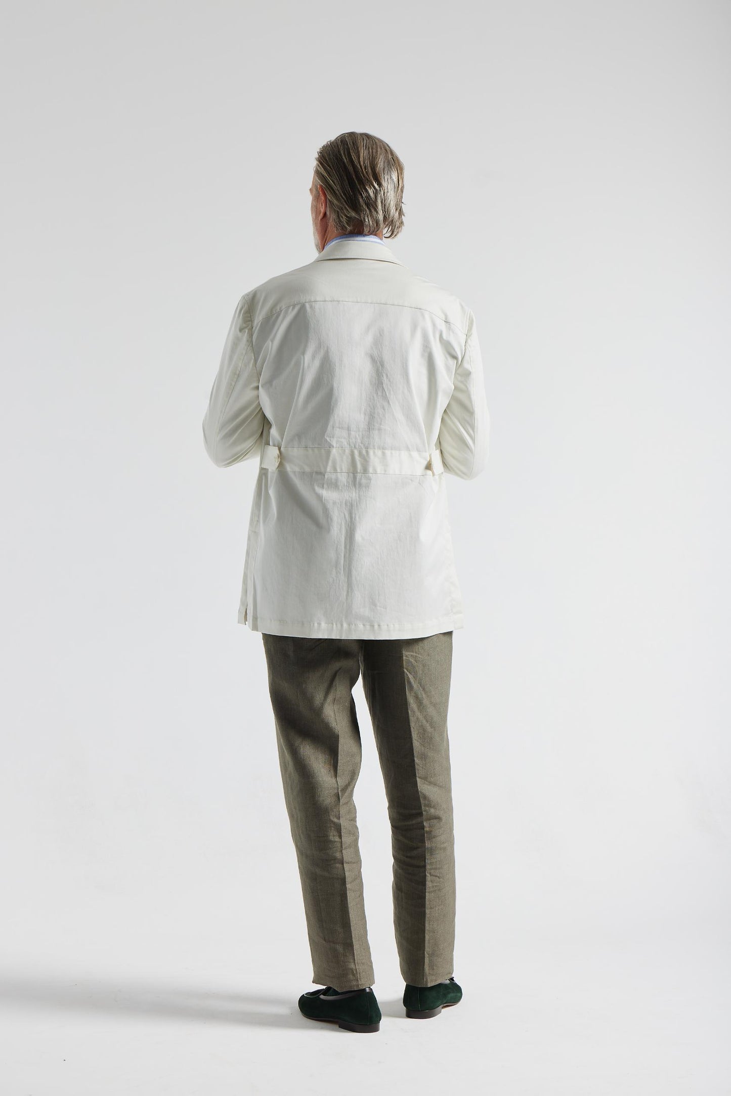 Surchemise en coton blanc